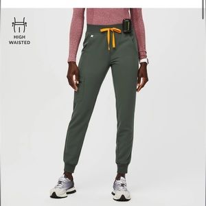 Figs Moss High Waisted Zamora Joggers